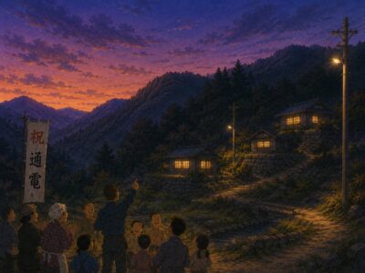 電気の来た日